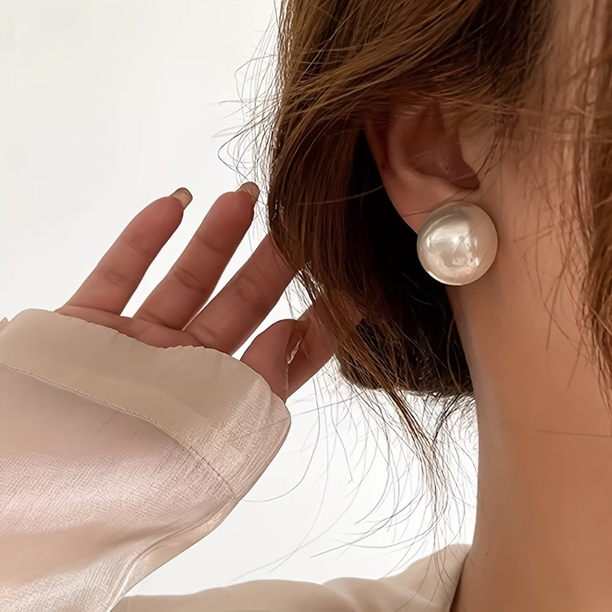 The Statement Pearl Stud Earrings