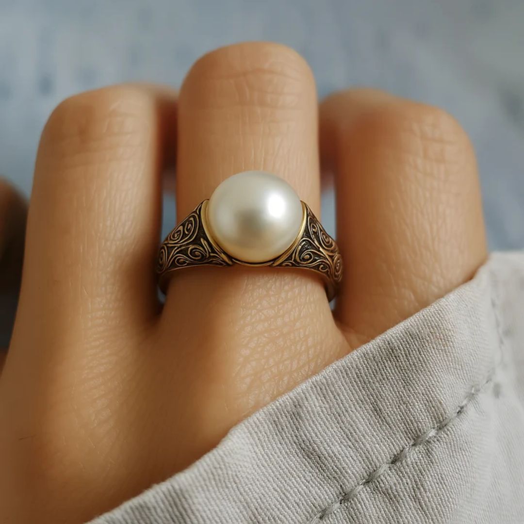 Timeless Vintage Pearl Ring