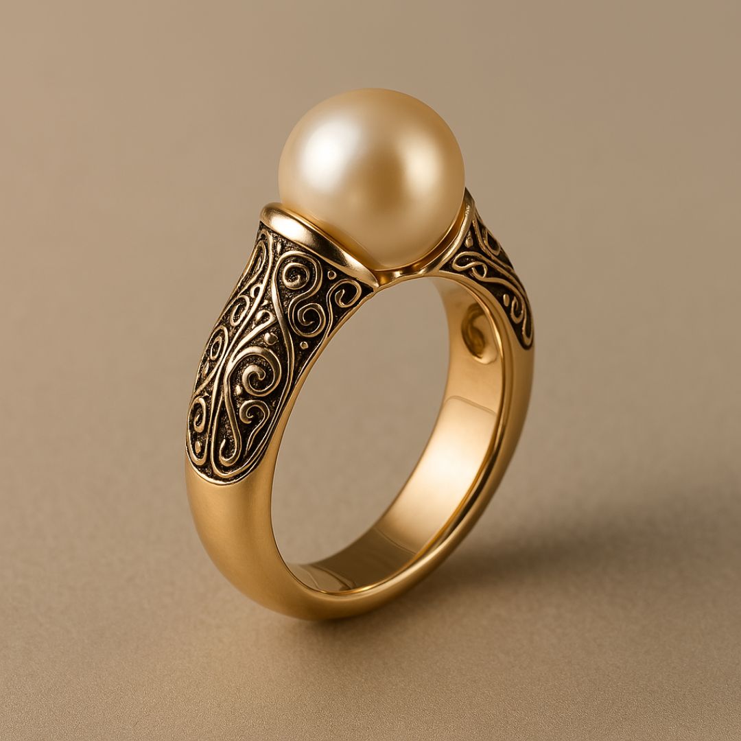 Timeless Vintage Pearl Ring