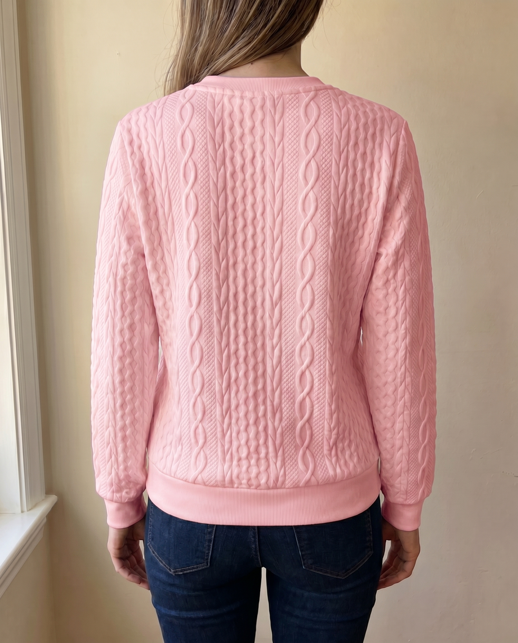 Textured Zipper Sweatshirt – Stylish & Comfy